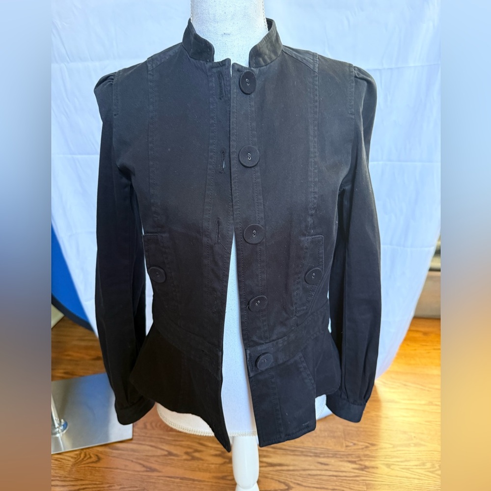Vintage Marc Jacobs Black Button-Up Cotton jacket size 4 - Picture 10 of 16